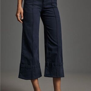 Pilcro Wide Leg Cuffed Pants